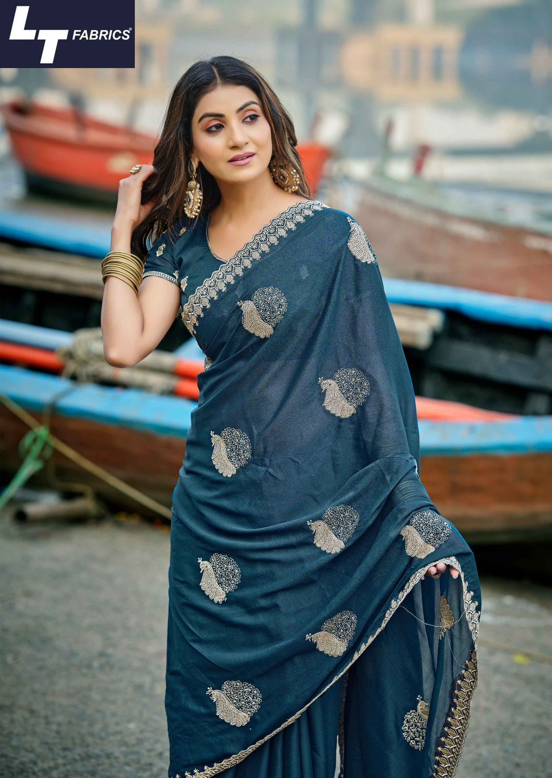 Aayushi Vol 1 Lt Fabrics Sarees Manufacturer