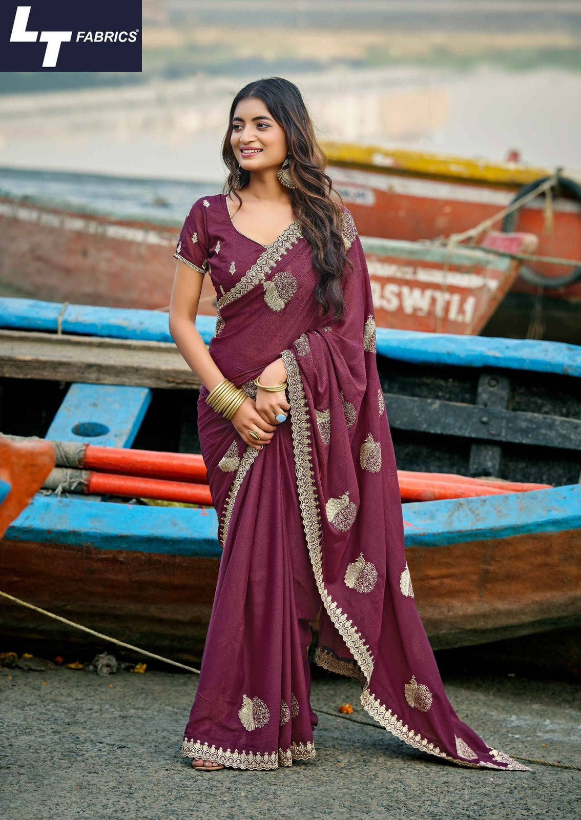 Aayushi Vol 1 Lt Fabrics Sarees Manufacturer