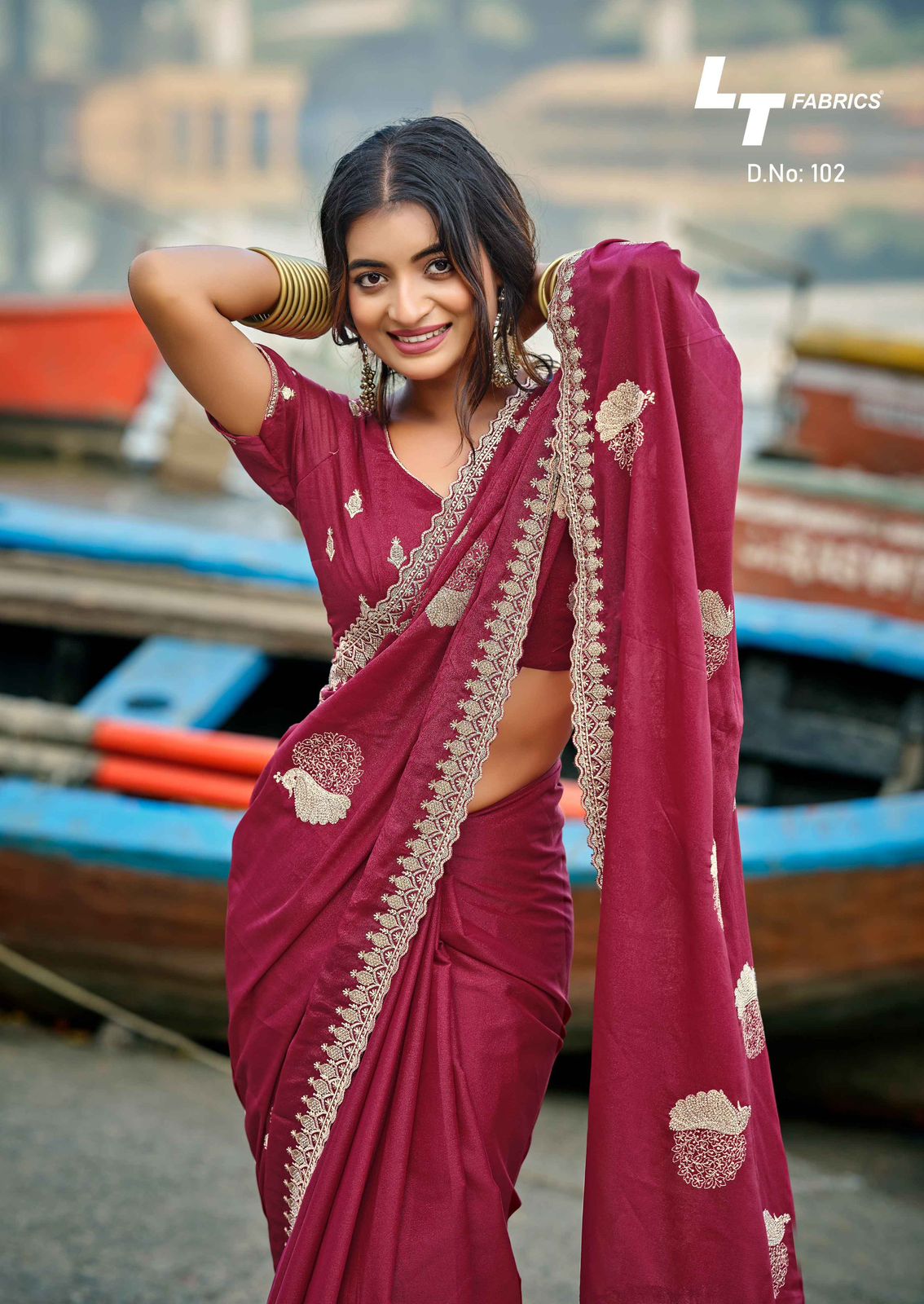 Aayushi Vol 1 Lt Fabrics Sarees Manufacturer