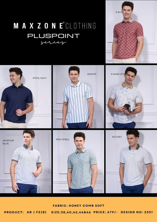 Ab J F2 B Maxzone Clothing Honey Comb Mens Tshirts Manufacturer