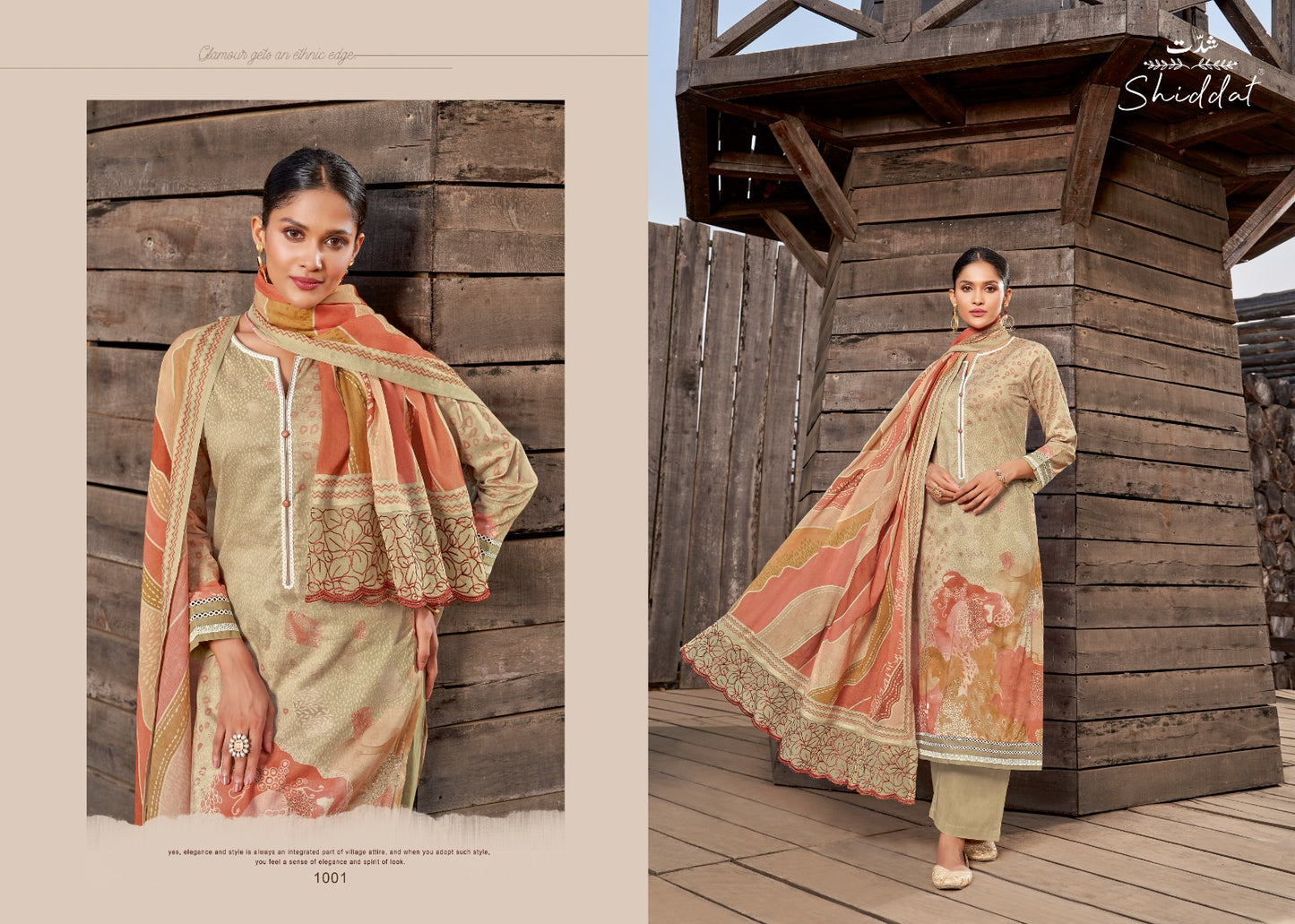 Abelona Shiddat Cotton Cambric Plazzo Style Suits Manufacturer Gujarat