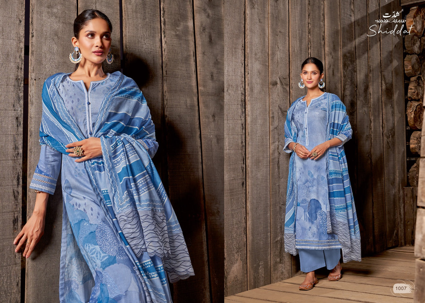 Abelona Shiddat Cotton Cambric Plazzo Style Suits Manufacturer Gujarat