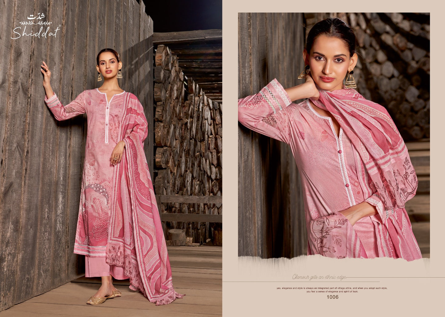 Abelona Shiddat Cotton Cambric Plazzo Style Suits Manufacturer Gujarat