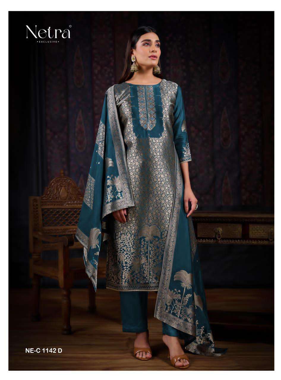 Abhigna Netra Pant Style Suits Manufacturer Ahmedabad