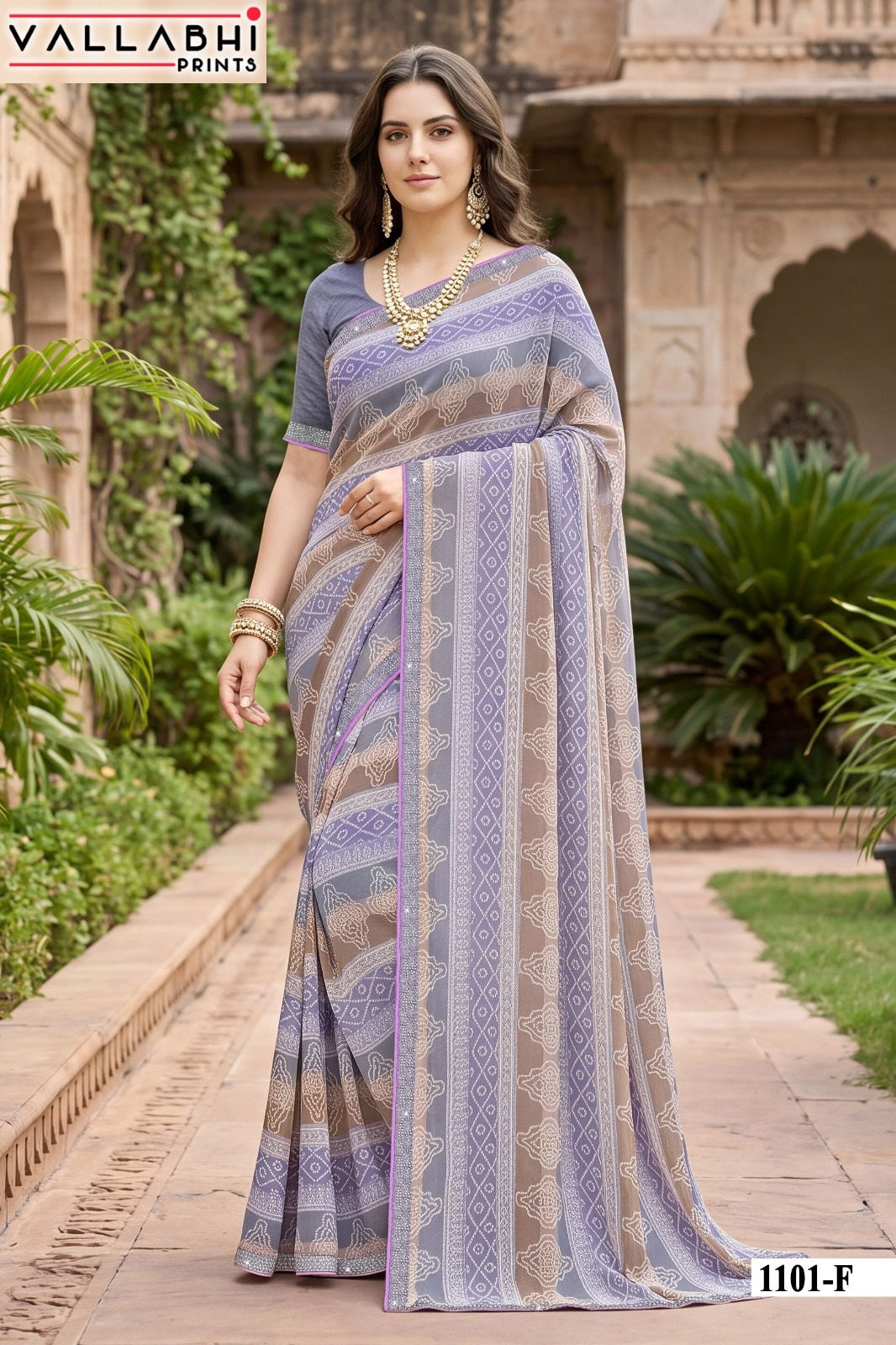 Abhilasha Vol 11 Vallabhi Prints Weightless Sarees Wholesale Price