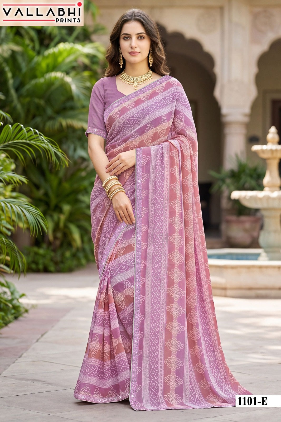 Abhilasha Vol 11 Vallabhi Prints Weightless Sarees Wholesale Price