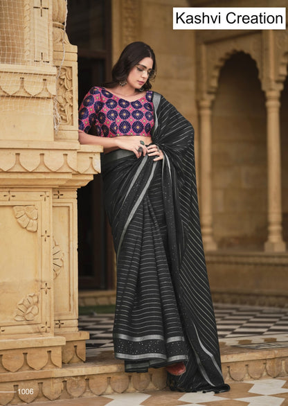 Abhilasha Vol 4 Kashvi Creation Linen Silk Sarees Supplier India