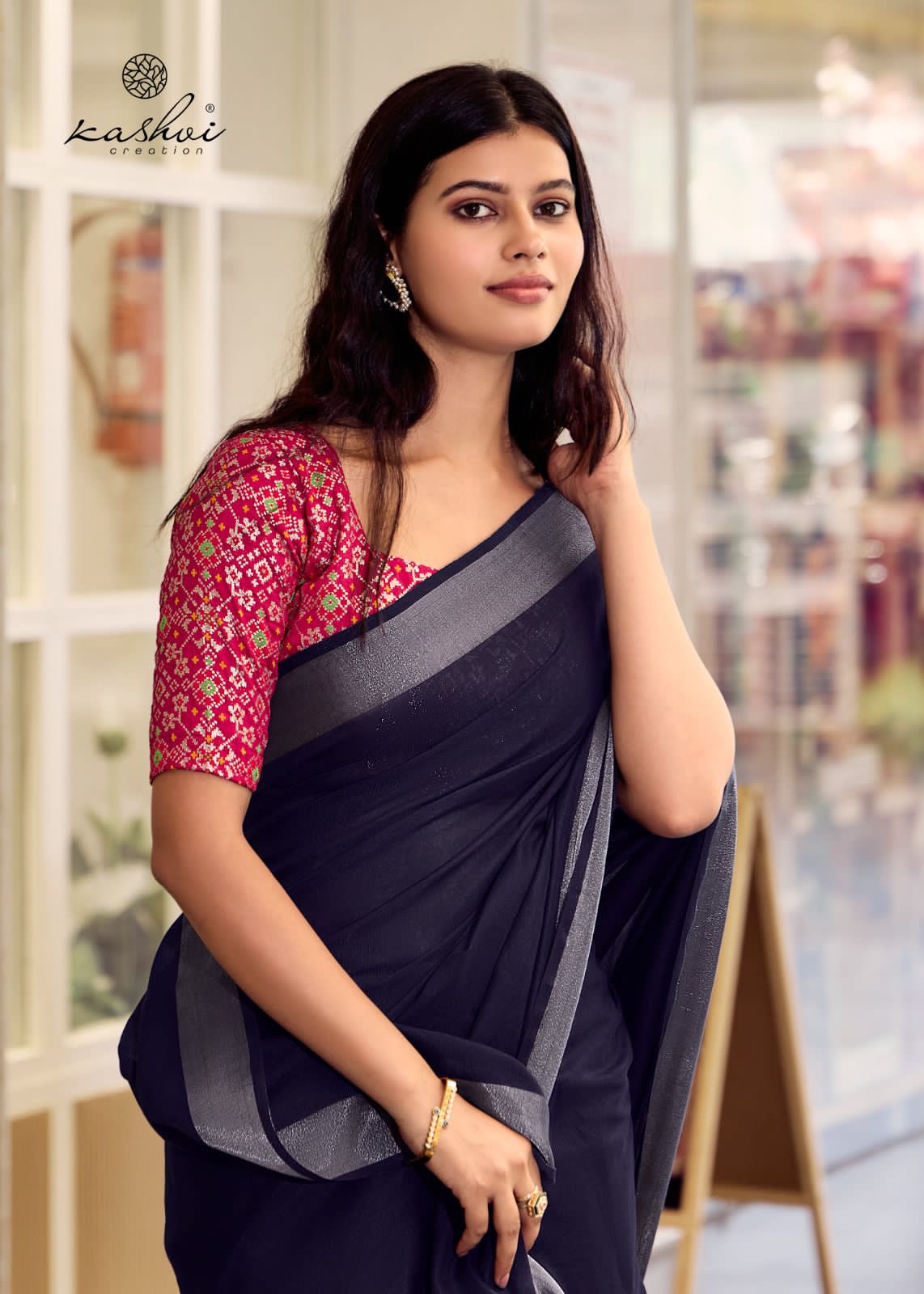 Abhilasha Vol 6 Kashvi Creation Linen Sarees Supplier