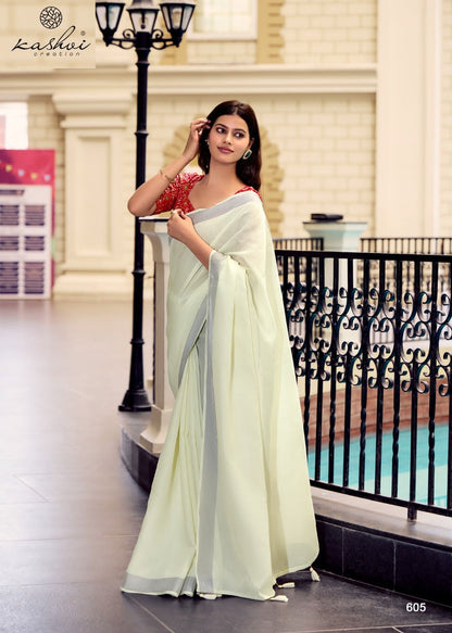 Abhilasha Vol 6 Kashvi Creation Linen Sarees Supplier