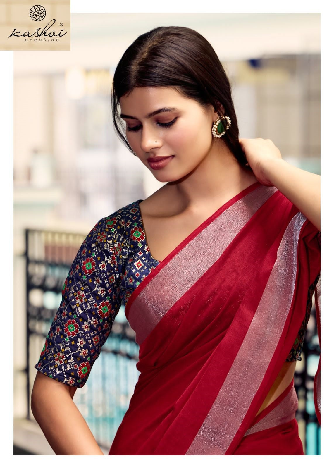 Abhilasha Vol 6 Kashvi Creation Linen Sarees Supplier