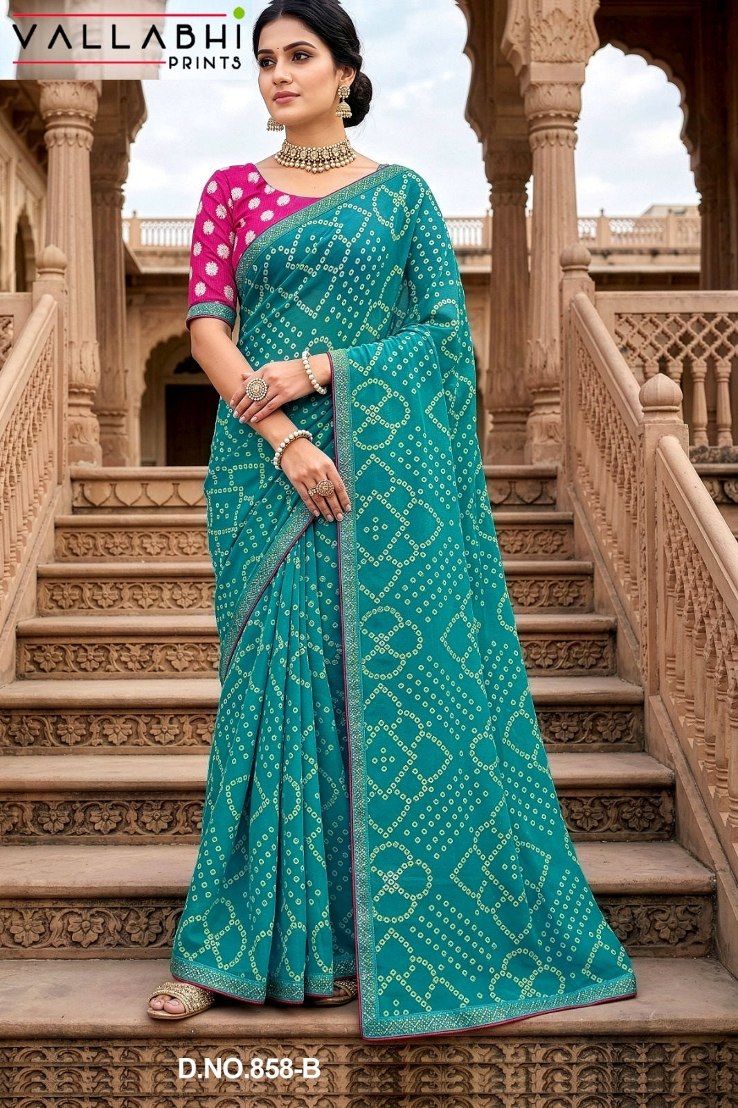 Abhilasha Vol 6 Vallabhi Prints Georgette Sarees Wholesale Price