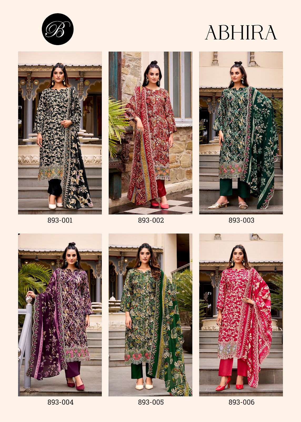 Abhira Belliza Designer Studio Cotton Karachi Salwar Suits Wholesaler Ahmedabad