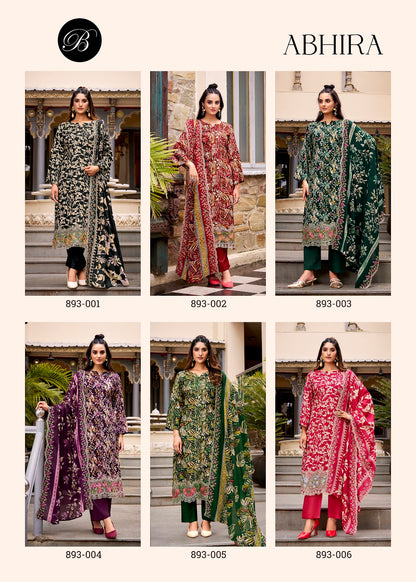 Abhira Belliza Designer Studio Cotton Karachi Salwar Suits Wholesaler Ahmedabad