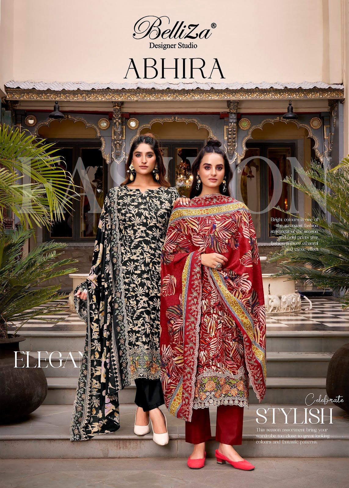Abhira Belliza Designer Studio Cotton Karachi Salwar Suits Wholesaler Ahmedabad