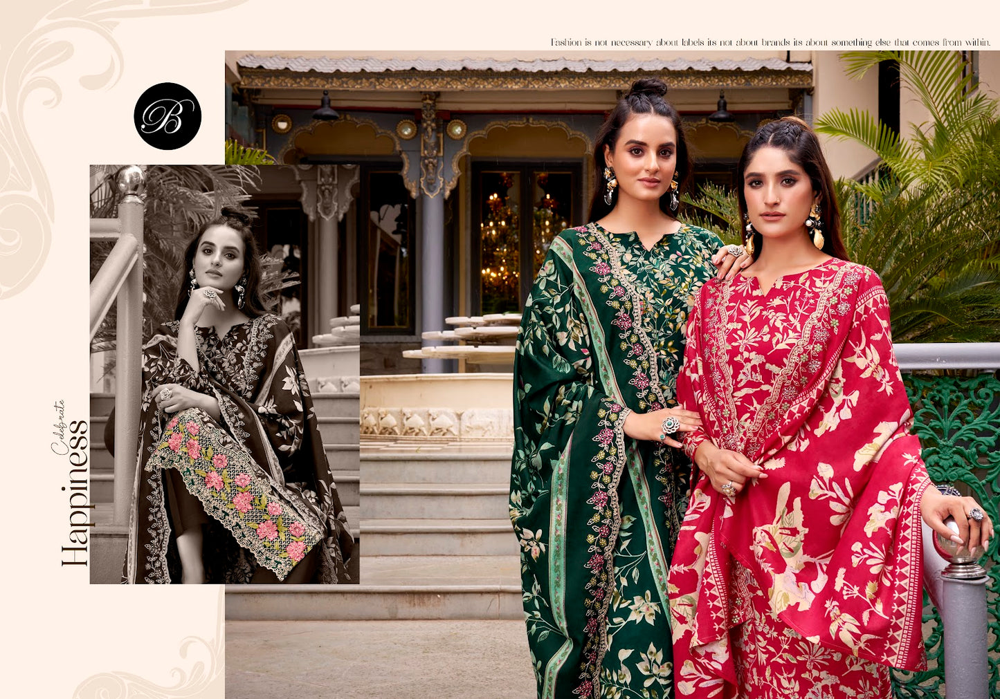 Abhira Belliza Designer Studio Cotton Karachi Salwar Suits Wholesaler Ahmedabad