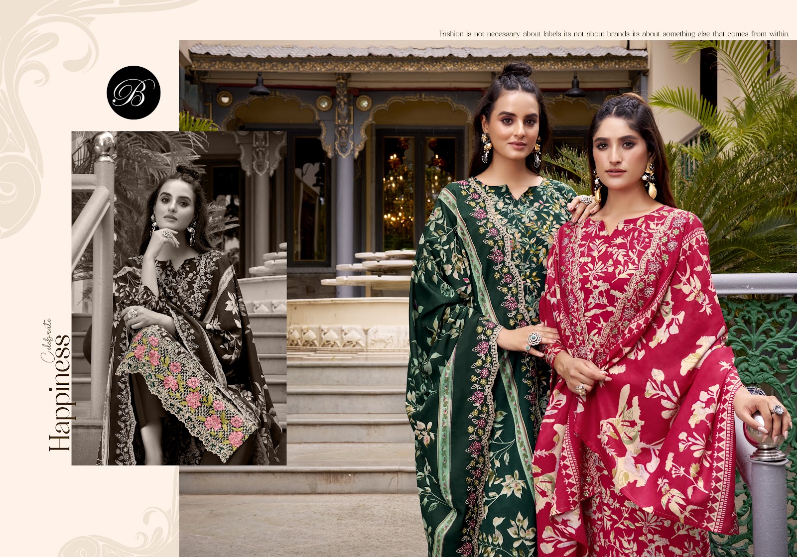 Abhira Belliza Designer Studio Cotton Karachi Salwar Suits Wholesaler Ahmedabad