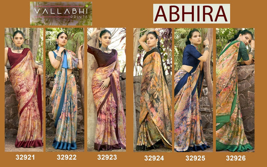Abhira Vallabhi Prints Brasso Sarees Exporter