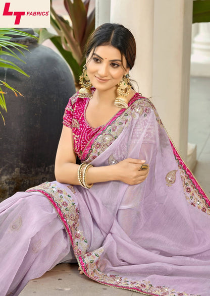 Abhira Vol 1 Lt Fabrics Silk Sarees Manufacturer Ahmedabad