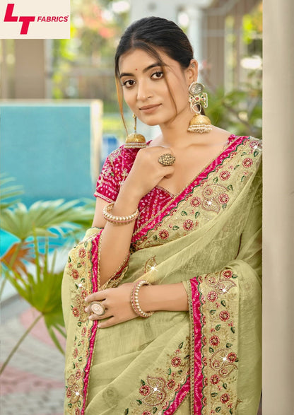 Abhira Vol 1 Lt Fabrics Silk Sarees Manufacturer Ahmedabad