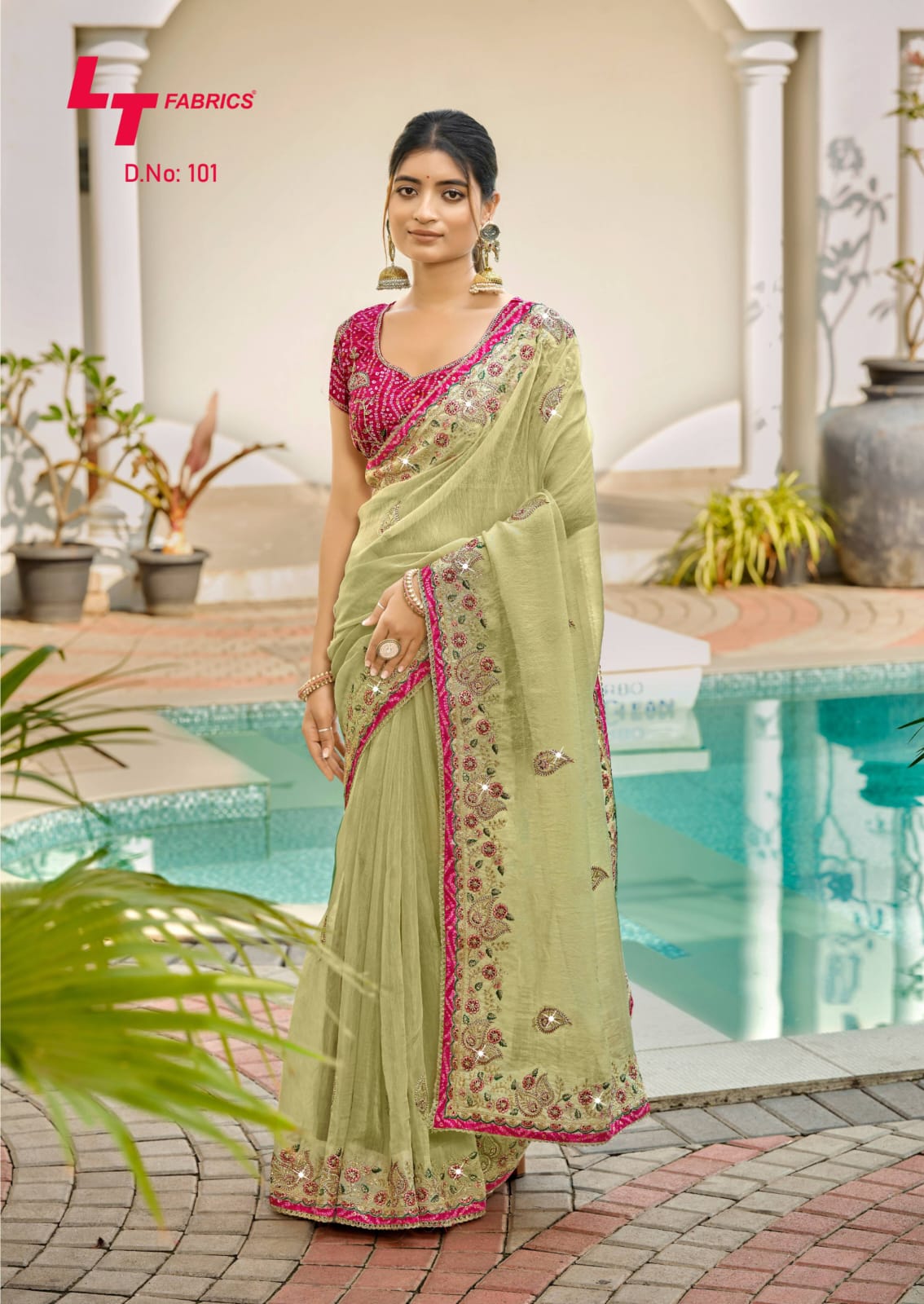 Abhira Vol 1 Lt Fabrics Silk Sarees Manufacturer Ahmedabad