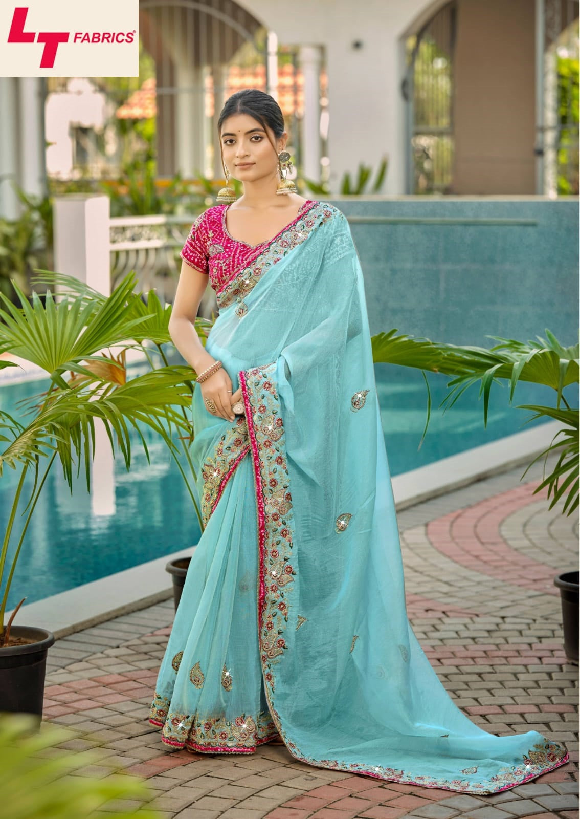 Abhira Vol 1 Lt Fabrics Silk Sarees Manufacturer Ahmedabad