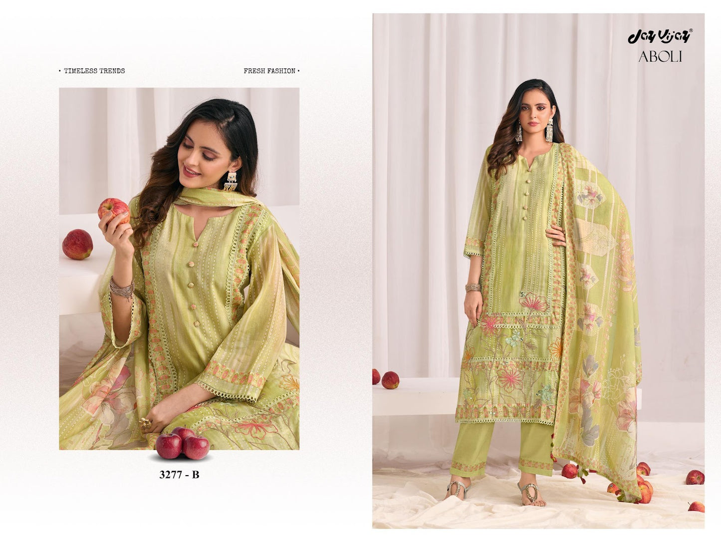 Aboli Jay Vijay Mal Cotton Pant Style Suits Exporter