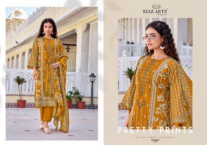 Abu Rehan Riaz Art Lawn Cotton Karachi Salwar Suits Manufacturer Gujarat