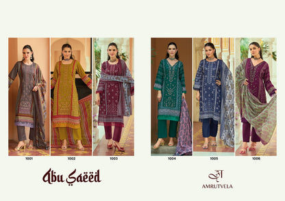 Abu Saeed Amrutvela Cotton Karachi Salwar Suits Exporter Gujarat