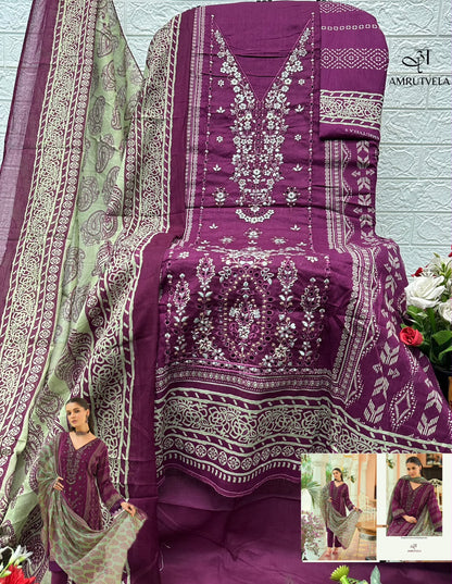 Abu Saeed Amrutvela Cotton Karachi Salwar Suits Exporter Gujarat