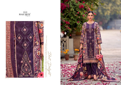 Abu Saeed Riaz Art Cotton Cambric Karachi Salwar Suits Supplier