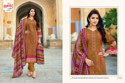 Abu Saeed Vol 10 Pakiza Prints Lawn Cotton Karachi Salwar Suits Exporter Ahmedabad