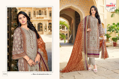 Abu Saeed Vol 10 Pakiza Prints Lawn Cotton Karachi Salwar Suits Exporter Ahmedabad