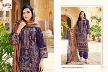 Abu Saeed Vol 10 Pakiza Prints Lawn Cotton Karachi Salwar Suits Exporter Ahmedabad