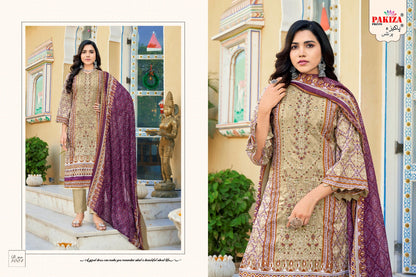 Abu Saeed Vol 10 Pakiza Prints Lawn Cotton Karachi Salwar Suits Exporter Ahmedabad