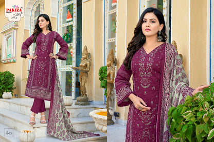 Abu Saeed Vol 10 Pakiza Prints Lawn Cotton Karachi Salwar Suits Exporter Ahmedabad