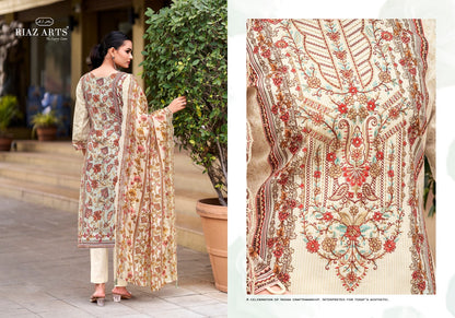 Abu Saeed Vol 2 Riaz Art Cotton Cambric Karachi Salwar Suits Supplier Ahmedabad