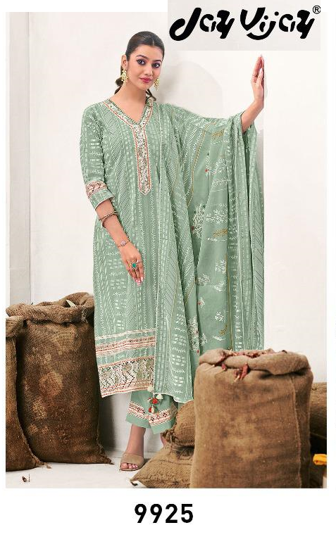 Achari Jay Vijay Pure Cotton Pant Style Suits Manufacturer