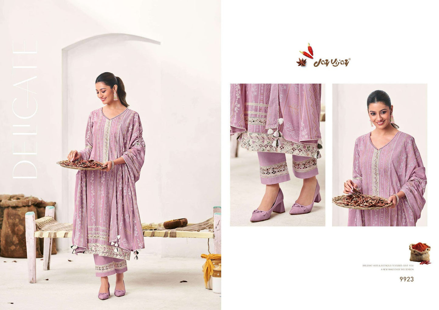Achari Jay Vijay Pure Cotton Pant Style Suits Manufacturer