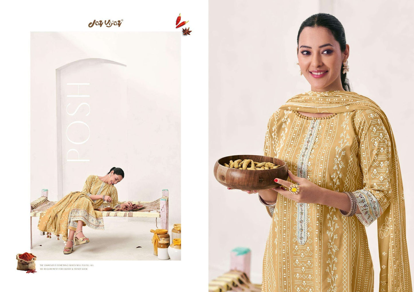 Achari Jay Vijay Pure Cotton Pant Style Suits Manufacturer