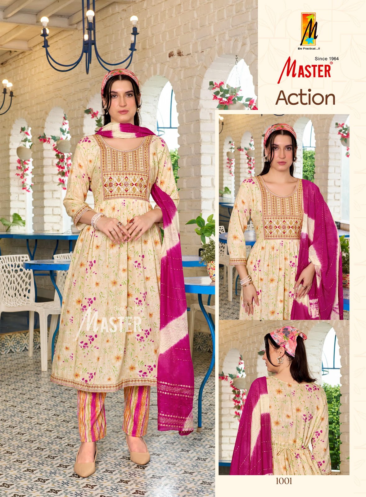 Action Master Capsule Readymade Anarkali Suits Wholesaler