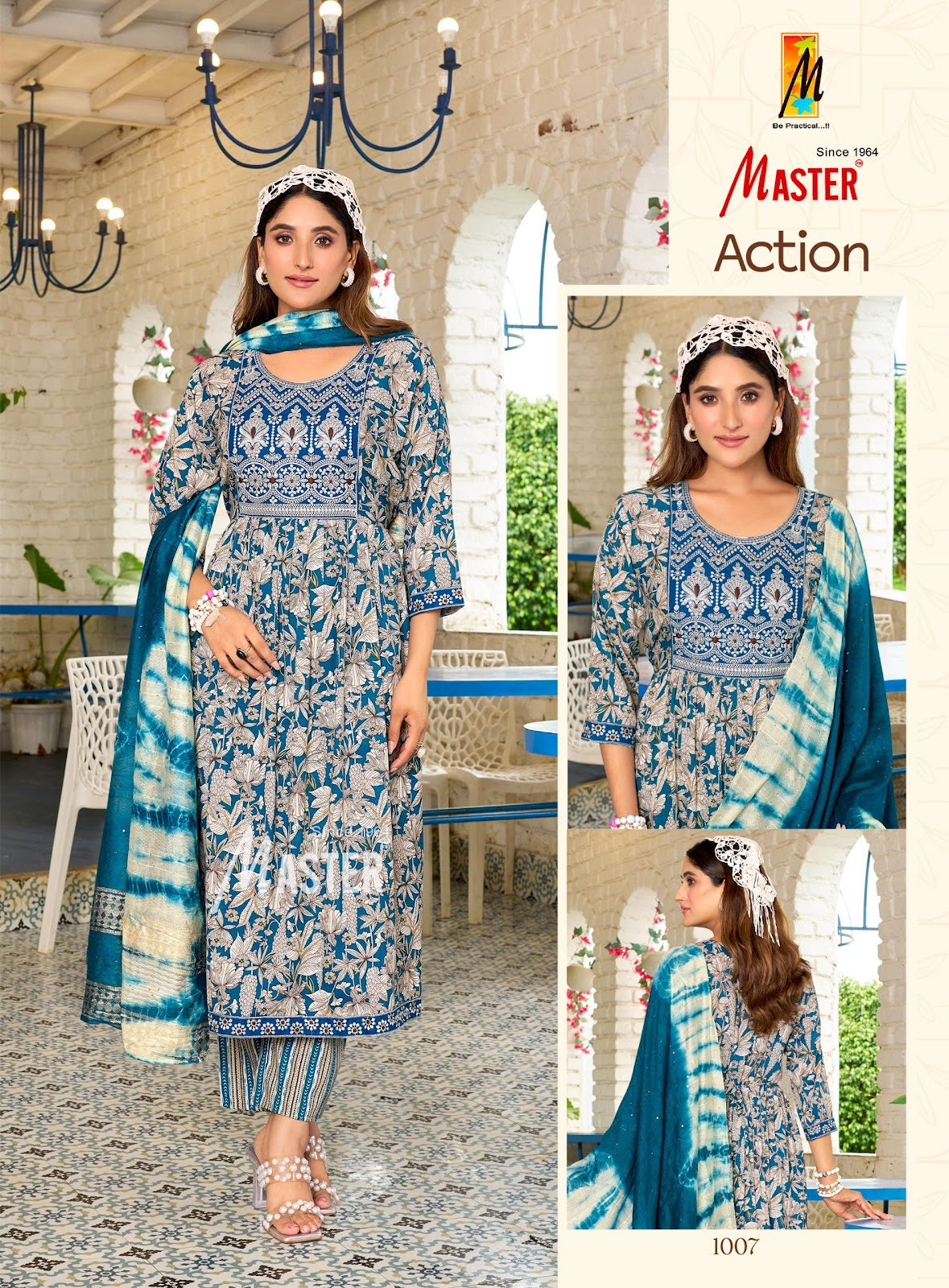 Action Master Capsule Readymade Anarkali Suits Wholesaler
