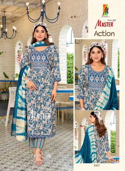Action Master Capsule Readymade Anarkali Suits Wholesaler