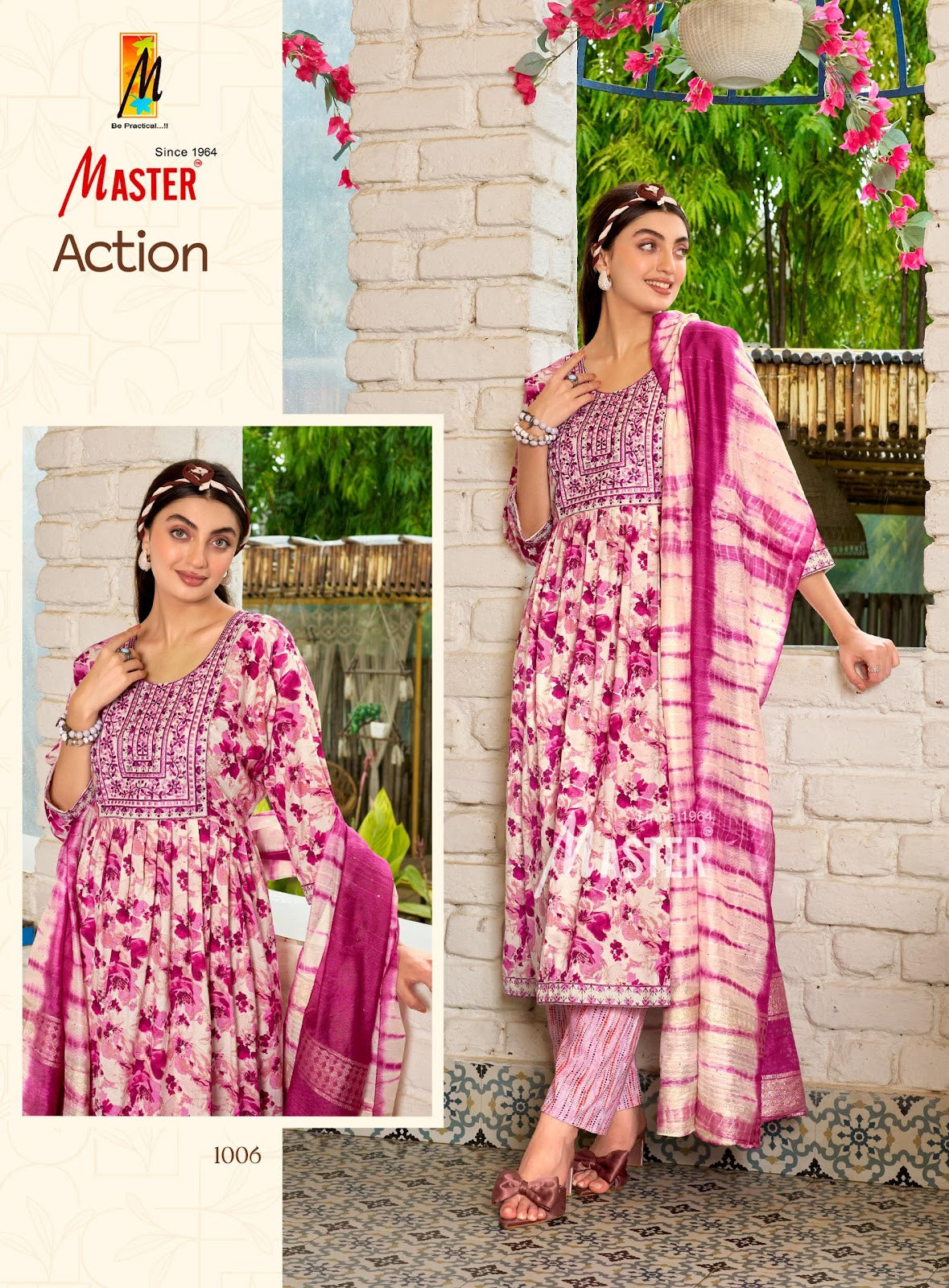 Action Master Capsule Readymade Anarkali Suits Wholesaler