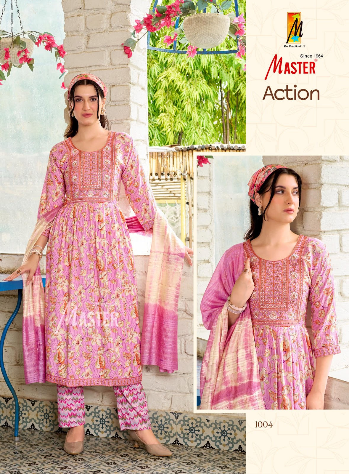 Action Master Capsule Readymade Anarkali Suits Wholesaler