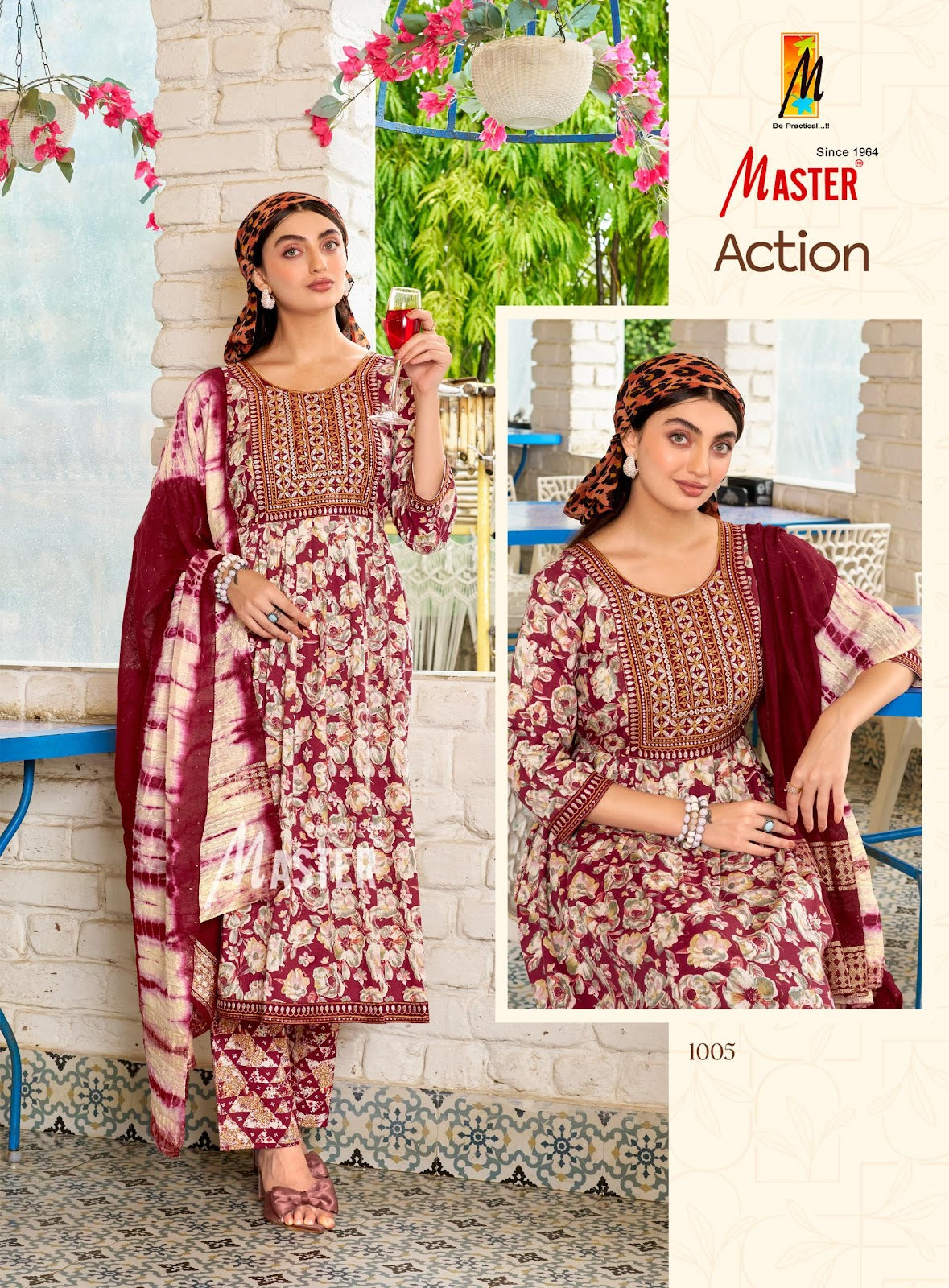 Action Master Capsule Readymade Anarkali Suits Wholesaler