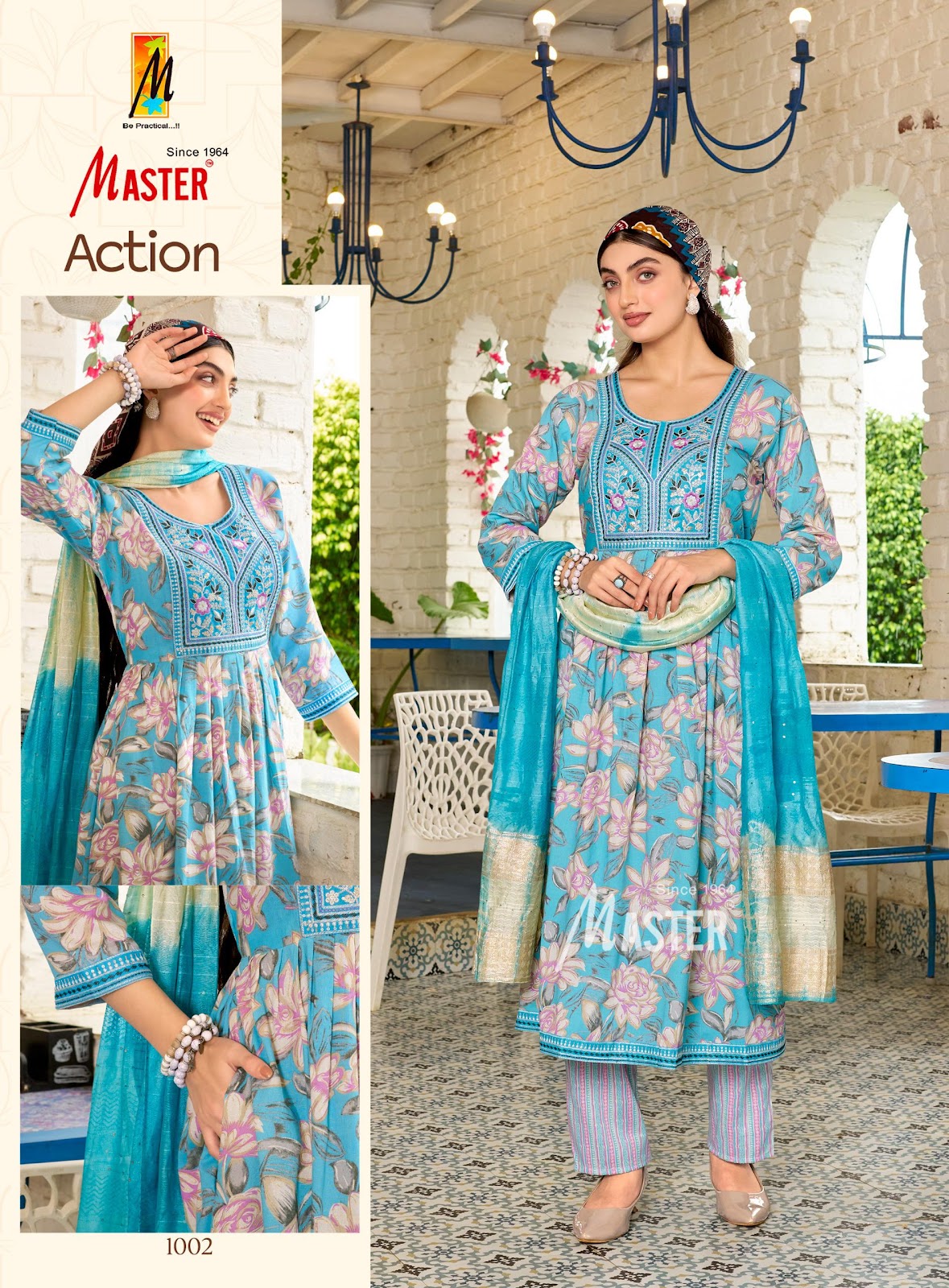 Action Master Capsule Readymade Anarkali Suits Wholesaler