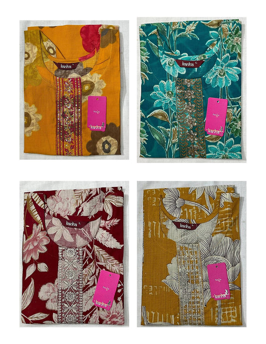 Activa Kanha Vatican Kurti With Pocket Wholesaler Ahmedabad