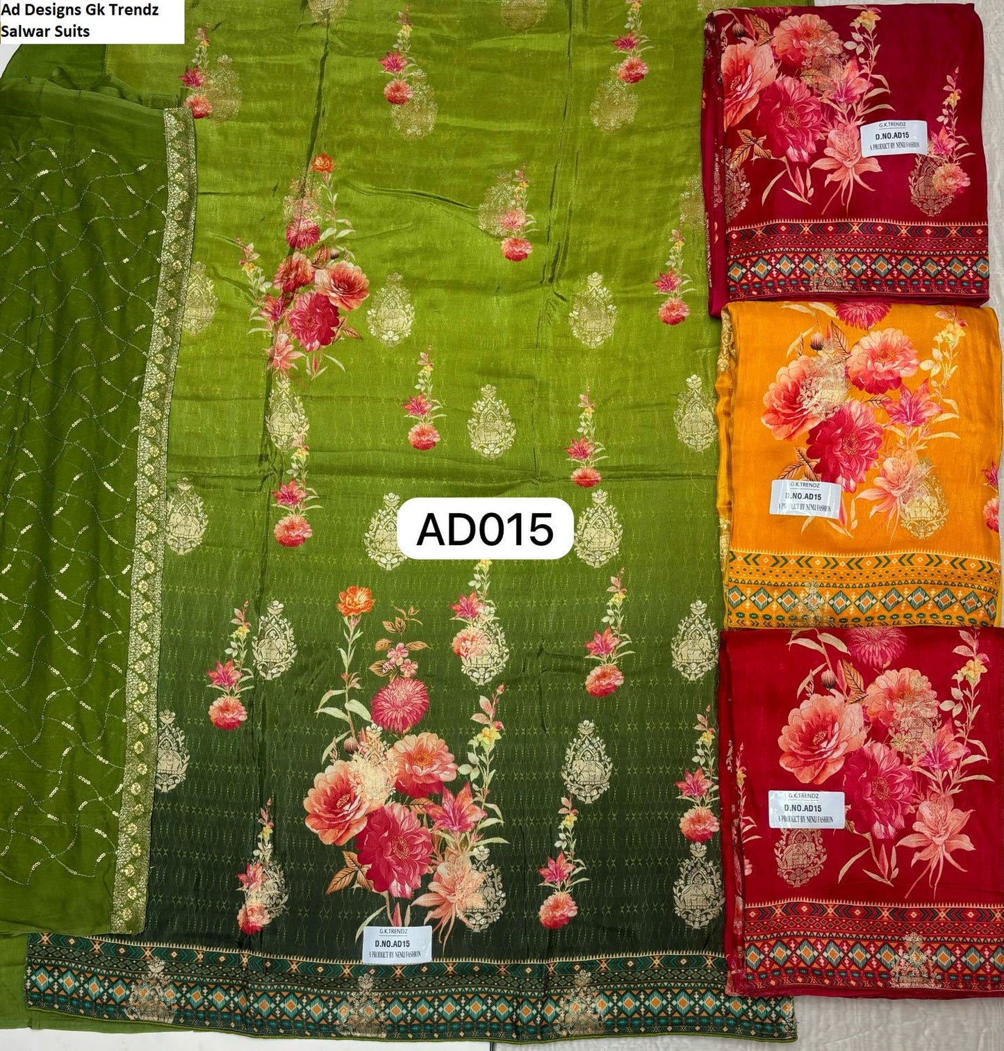Ad Designs Gk Trendz Viscose Salwar Suits Manufacturer