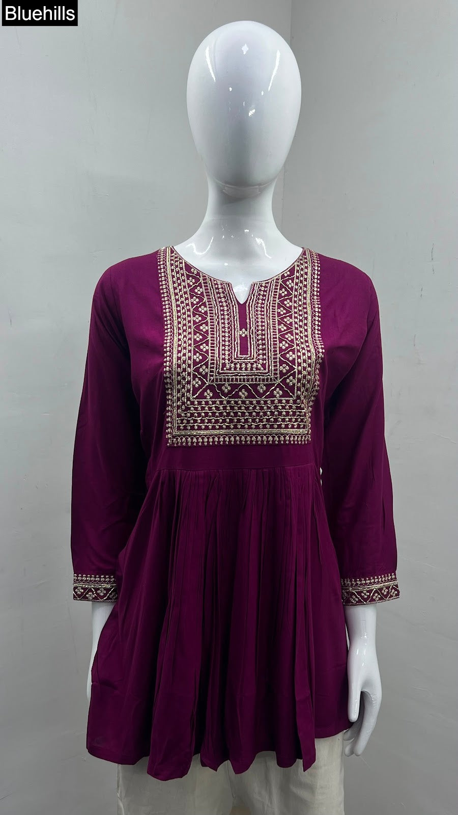 Adaa 2.0 Flair Bluehills Rayon Fancy Tops Supplier