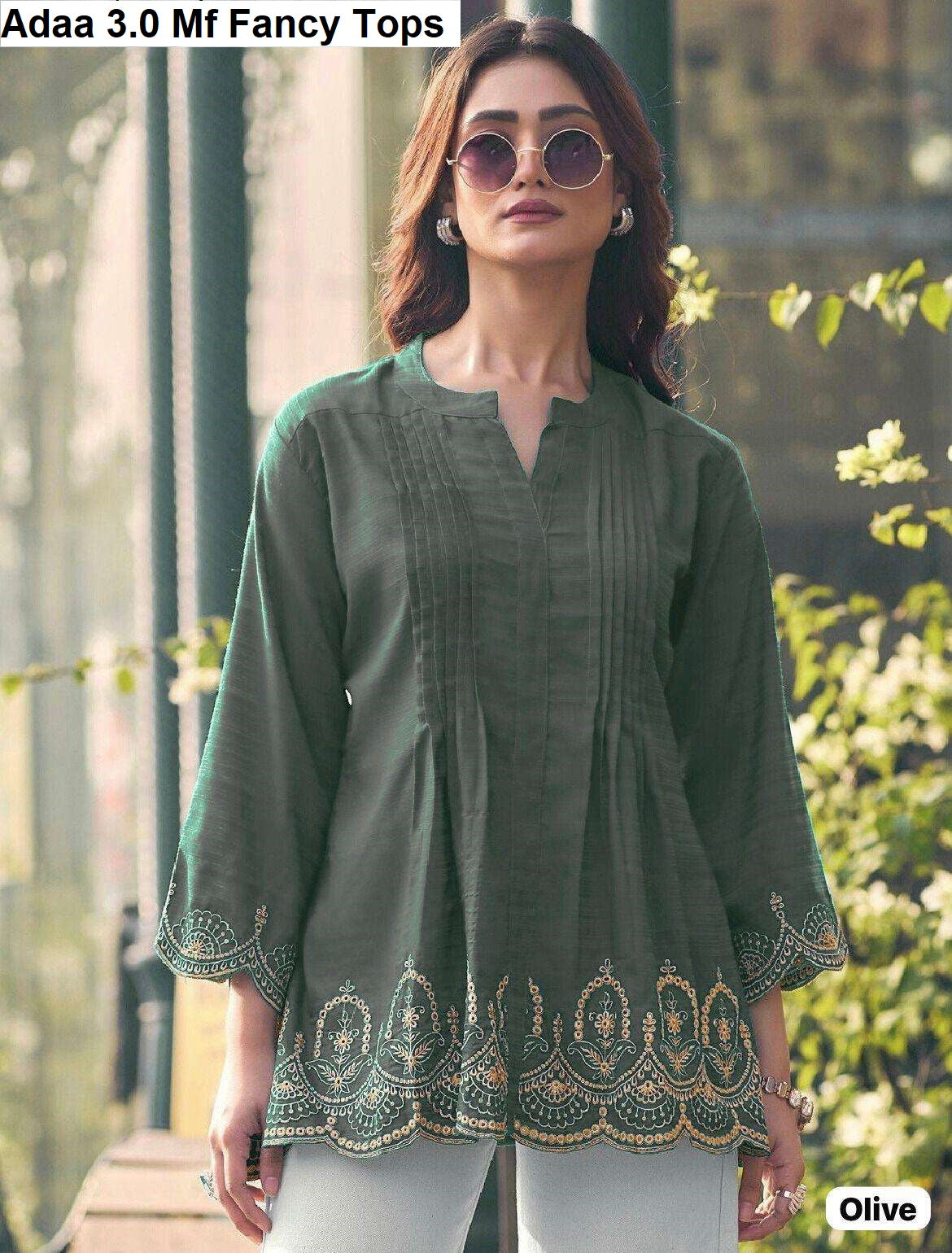 Adaa 3.0 Mf Rayon Fancy Tops Wholesale